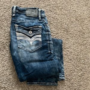 Lightly worn salvage mens jeans